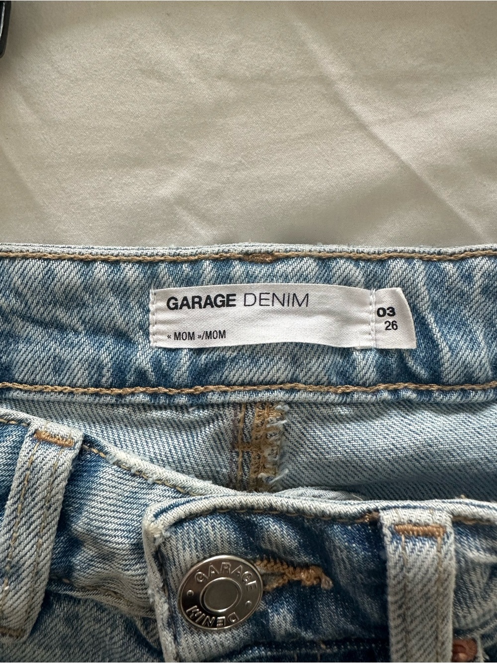 Garage Light Blue Mom Jeans
